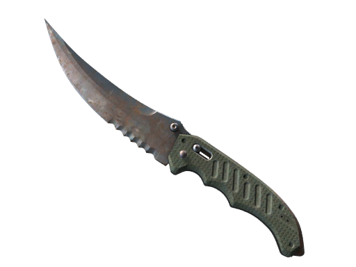 Buy CS2 knife ★ StatTrak™ Flip Knife | Rust Coat (Well-Worn) skin
