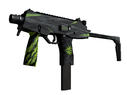 Buy CS2 smg MP9 | Deadly Poison (Well-Worn) skin