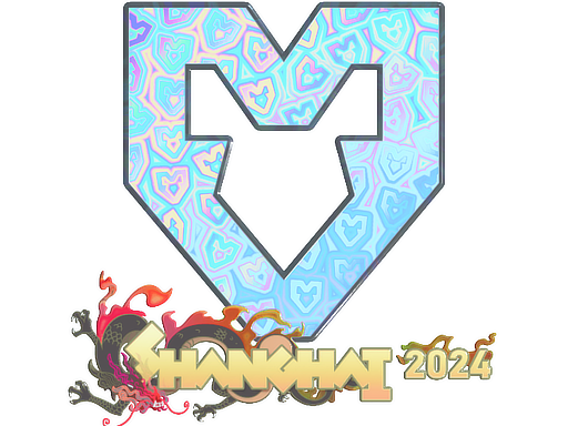 Buy CS2 sticker Sticker | MOUZ (Holo) | Shanghai 2024 skin