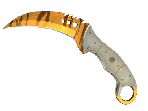 Buy CS2 knife ★ StatTrak™ Talon Knife | Tiger Tooth (Factory New) skin