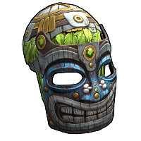 Buy Rust metal facemask Tiki Facemask skin