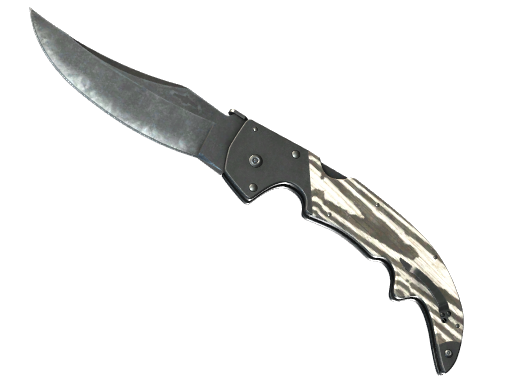 Buy CS2 knife ★ StatTrak™ Falchion Knife | Black Laminate (Factory New) skin