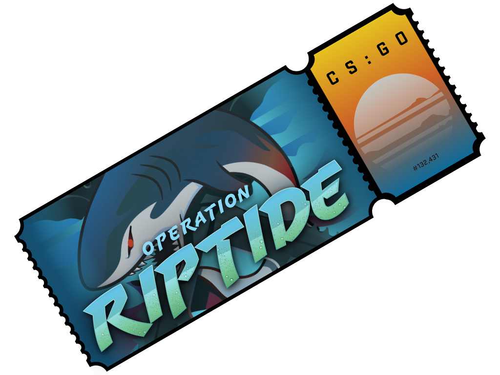 Buy CS2 pass Operation Riptide Premium Pass skin