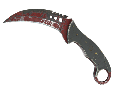 Buy CS2 knife ★ StatTrak™ Talon Knife | Crimson Web (Battle-Scarred) skin