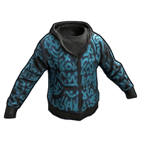 Buy Rust clothing Azul Hoodie skin