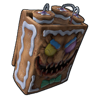 Buy Rust satchel explosives Possessed Gingerbread Satchel skin