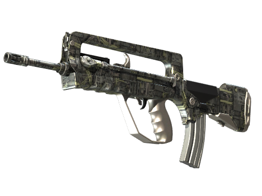 Buy CS2 rifle Souvenir FAMAS | Faulty Wiring (Minimal Wear) skin