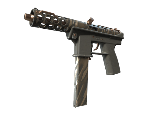 Buy CS2 pistol Tec-9 | Tiger Stencil (Well-Worn) skin