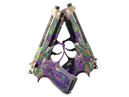 Buy CS2 pistol Dual Berettas | Flora Carnivora (Well-Worn) skin