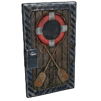 Buy Rust sheet metal door Boat House Door skin