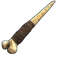 Buy Rust bone knife Etched Edge Bone Knife skin