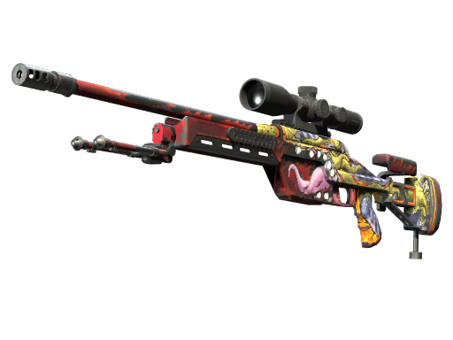Buy CS2 sniper rifle StatTrak™ SSG 08 | Bloodshot (Field-Tested) skin