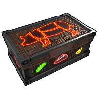 Buy Rust large wooden box BBQ Box skin