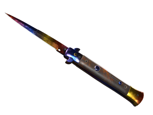 Buy CS2 knife ★ StatTrak™ Stiletto Knife | Marble Fade (Factory New) skin