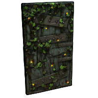Buy Rust sheet metal door Fireflies Metal Door skin