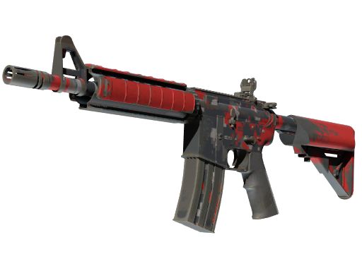 Buy CS2 rifle Souvenir M4A4 | Red DDPAT (Field-Tested) skin