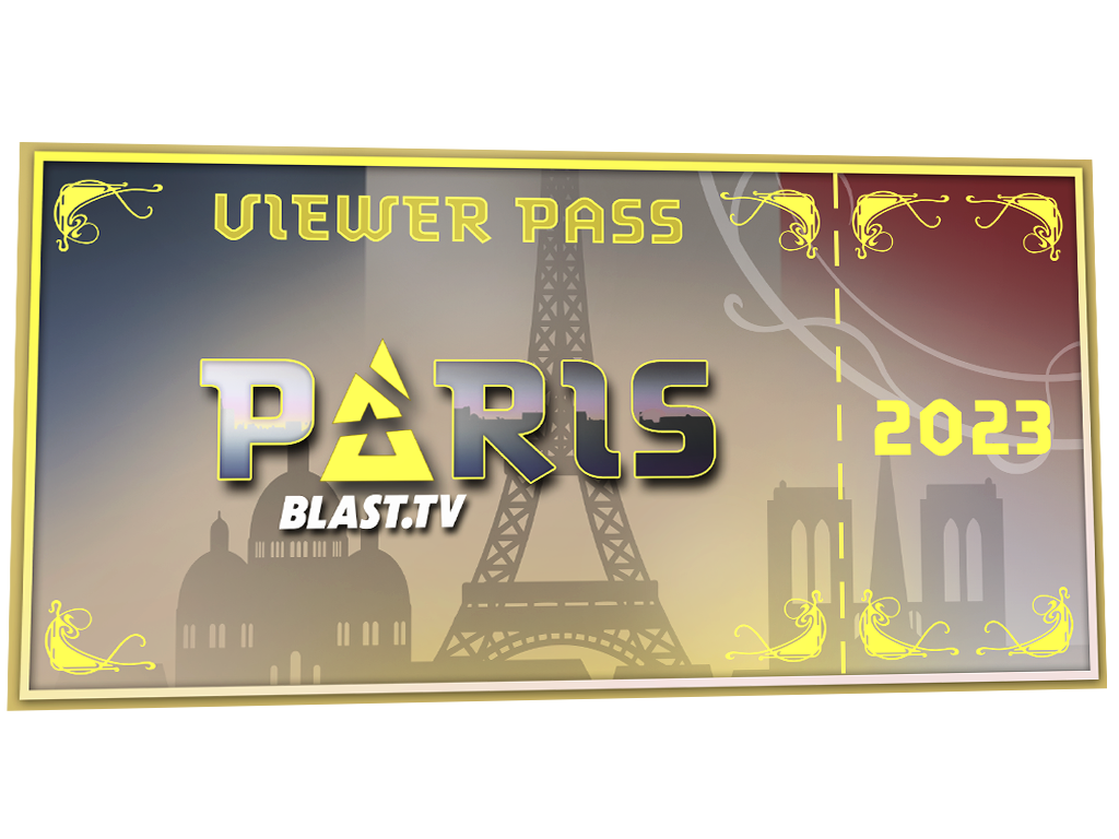 Buy CS2 pass Paris 2023 Viewer Pass skin
