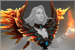 Buy Dota 2 wearable Inscribed Wings of the Fireflight Scion skin
