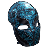 Buy Rust armor Azul Metal Facemask skin
