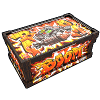 Buy Rust large wooden box Graffiti Boom Storage skin