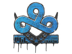 Buy CS2 graffiti Sealed Graffiti | Cloud9 | Krakow 2017 skin