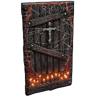 Buy Rust wooden door Coffin Wooden Door skin