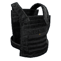 Buy Rust metal torso plate Plate Carrier - Black skin