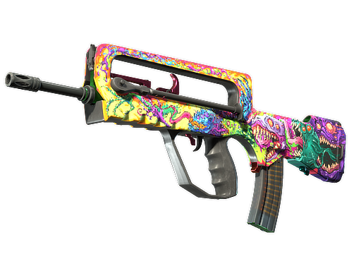 Buy CS2 rifle StatTrak™ FAMAS | Bad Trip (Minimal Wear) skin