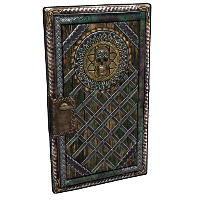 Buy Rust sheet metal door Lost Treasure Door skin