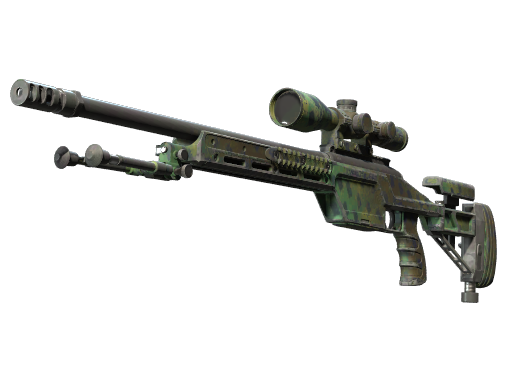 Buy CS2 sniper rifle Souvenir SSG 08 | Jungle Dashed (Well-Worn) skin