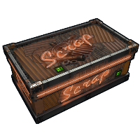 Buy Rust large wooden box Neon Scrap Storage skin