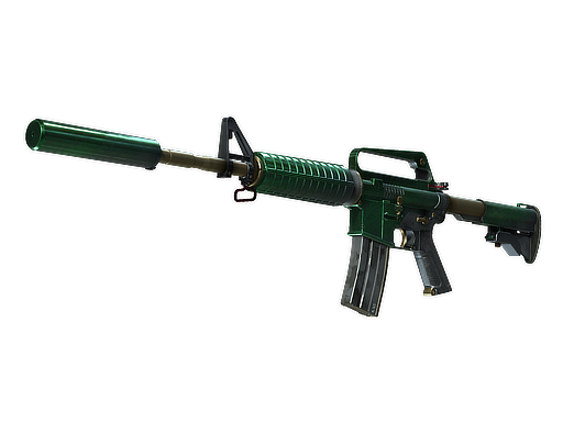 Buy CS2 rifle StatTrak™ M4A1-S | Electrum (Well-Worn) skin