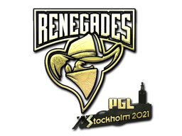 Buy CS2 sticker Sticker | Renegades (Gold) | Stockholm 2021 skin
