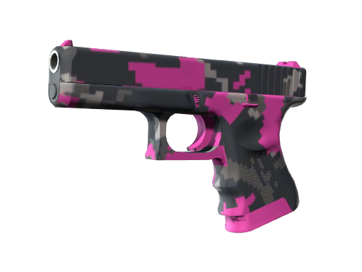 Buy CS2 pistol Souvenir Glock-18 | Pink DDPAT (Minimal Wear) skin