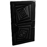 Buy Rust sheet metal door Hypnotic Steel Door skin