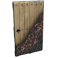 Buy Rust wooden door Smouldering Door skin