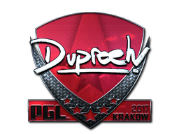 Buy CS2 sticker Sticker | dupreeh (Foil) | Krakow 2017 skin
