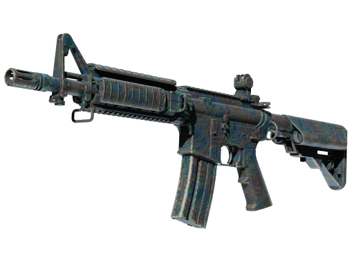 Buy CS2 rifle M4A4 | Dark Blossom (Well-Worn) skin