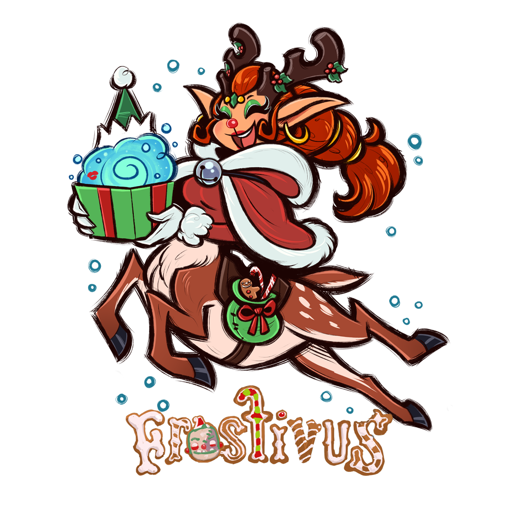 Buy Dota 2  Frostivus 2023 Sticker - Enchantress skin