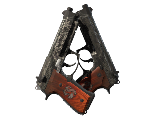 Buy CS2 pistol Dual Berettas | Dualing Dragons (Factory New) skin