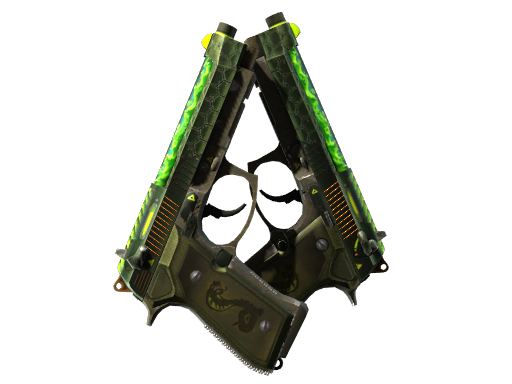 Buy CS2 pistol StatTrak™ Dual Berettas | Cobra Strike (Field-Tested) skin