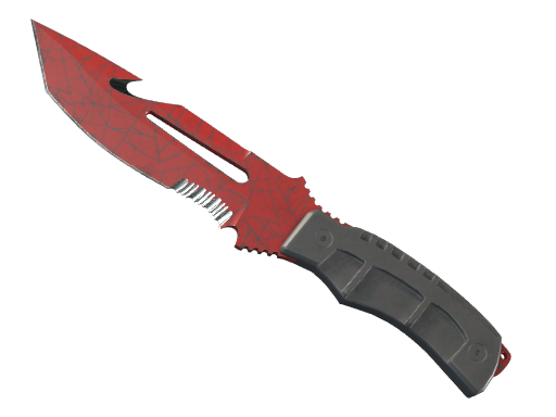 Buy CS2 knife ★ StatTrak™ Survival Knife | Crimson Web (Well-Worn) skin