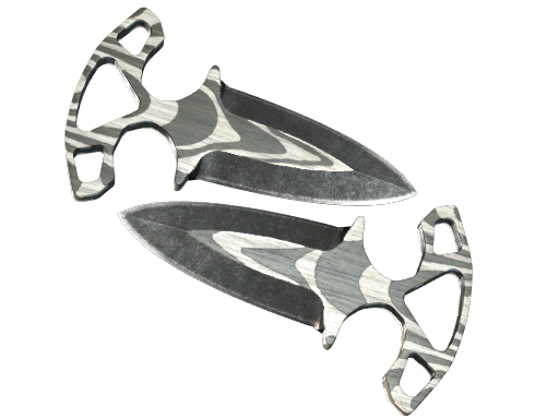 Buy CS2 knife ★ Shadow Daggers | Black Laminate (Minimal Wear) skin