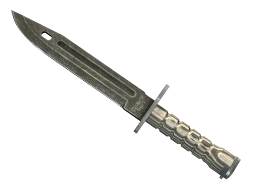Buy CS2 knife ★ Bayonet | Black Laminate (Battle-Scarred) skin
