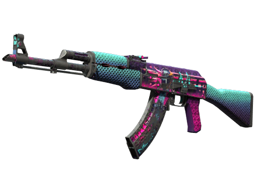Buy CS2 rifle StatTrak™ AK-47 | Neon Rider (Battle-Scarred) skin