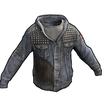 Buy Rust hoodie Denim Studded Hoodie skin