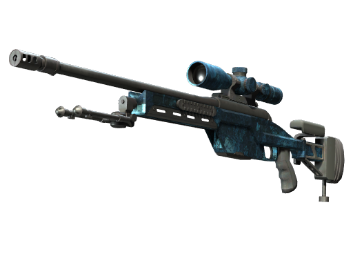 Buy CS2 sniper rifle SSG 08 | Abyss (Well-Worn) skin