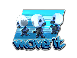 Buy CS2 sticker Sticker | Move It (Foil) skin