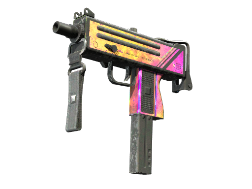 Buy CS2 smg MAC-10 | Disco Tech (Battle-Scarred) skin