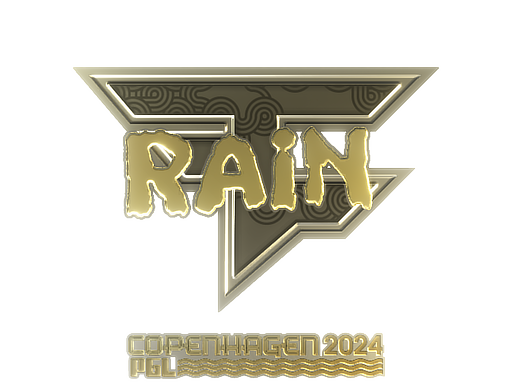 Buy CS2 sticker Sticker | rain (Gold) | Copenhagen 2024 skin